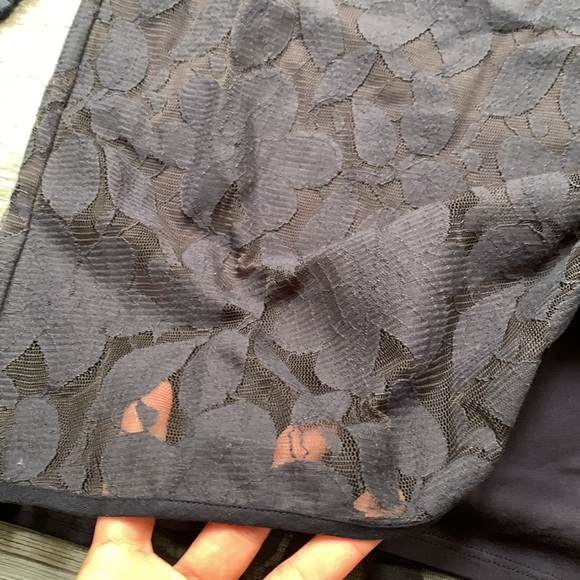 Tory Burch lace blouse Navy XS/TP NWT - Picture 5 of 9